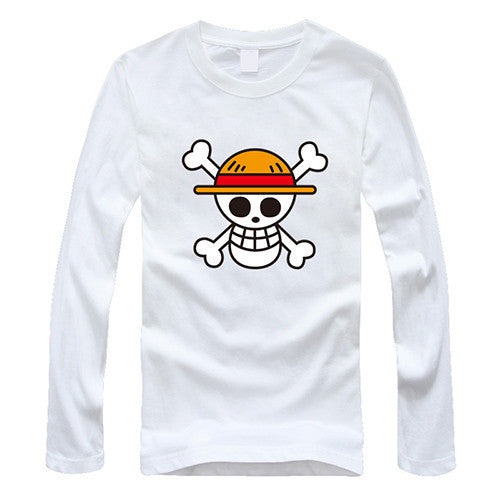 One Piece T Shirt Luffy Straw Hat Japanese Anime