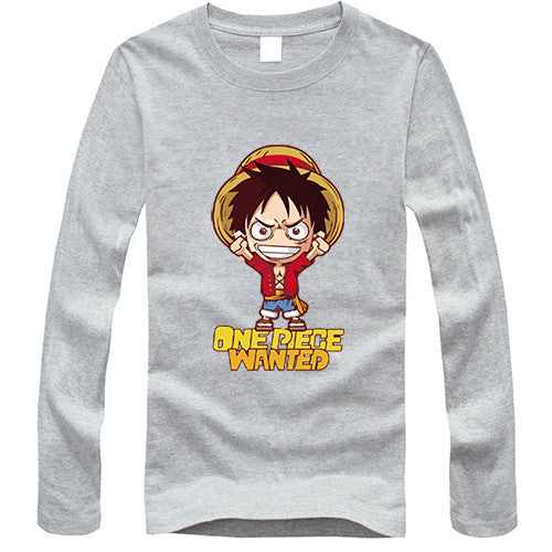 One Piece T Shirt Luffy Straw Hat Japanese Anime