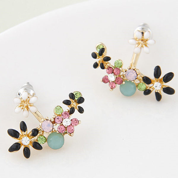 Crystal Stud Earrings Bijoux Women Earrings