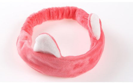 Korea Plush Rabbit Ear Headband